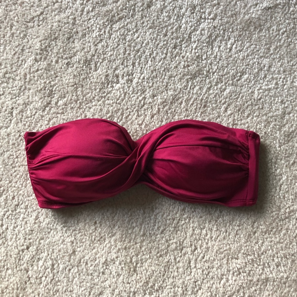 Bandeau swimsuit top